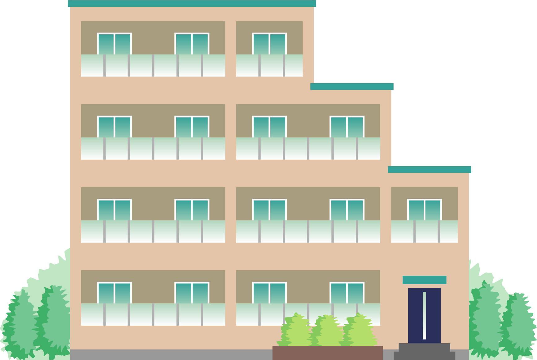 住まいのイラスト